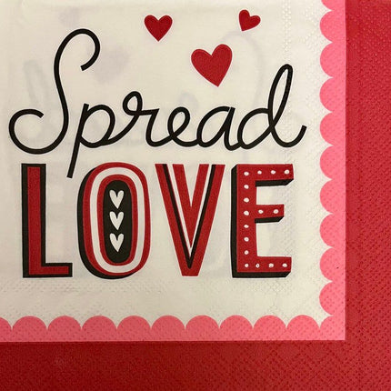 Spread Love Valentine’s Day Napkins -24 pcs