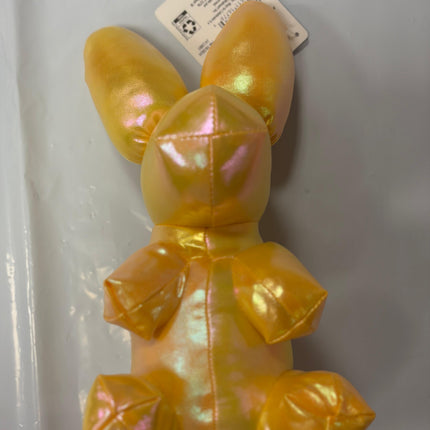 Iridescent Bunny Plush Décor – 8 in x 4 in by Way to Celebrate