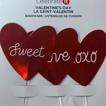Valentine's Day 12-pc Bakeware Toppers Set