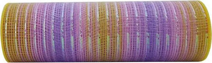 Celebrate It Easter Mesh – Multi‑Color Metallic (9.5" × 18 ft)