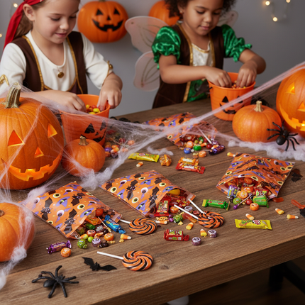 Bats & Hats Bags - Party Table