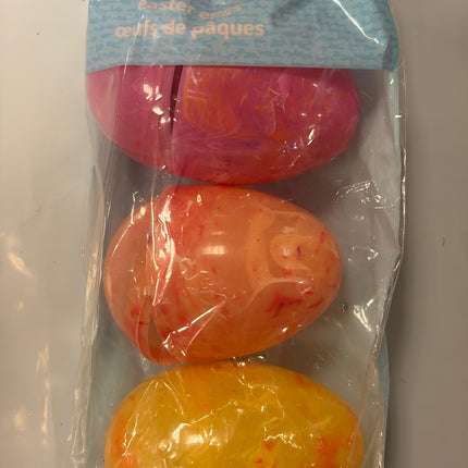 Marble-Colored Easter Eggs Ready to Fill with Treats, 6-Pack