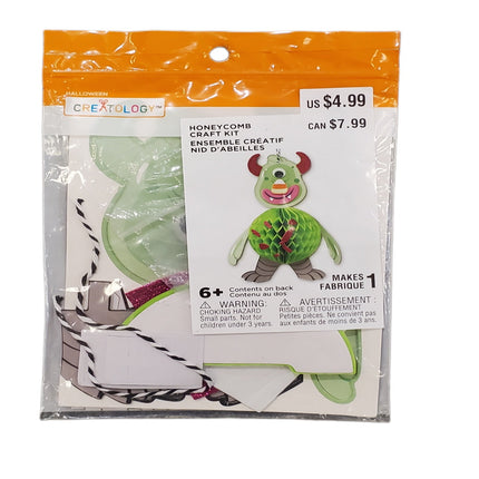 Halloween One-Eyed Monster Craft Kit by Createology