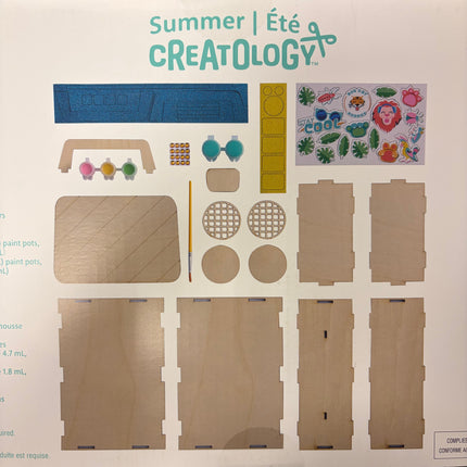 Summer 3D Wood Boom Box Craft Kit – Makes 1