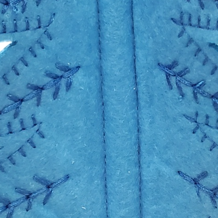 Blue Felt Tabletop Christmas Tree 9.5"x 6"