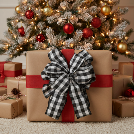 Buffalo Check Bow - Gift