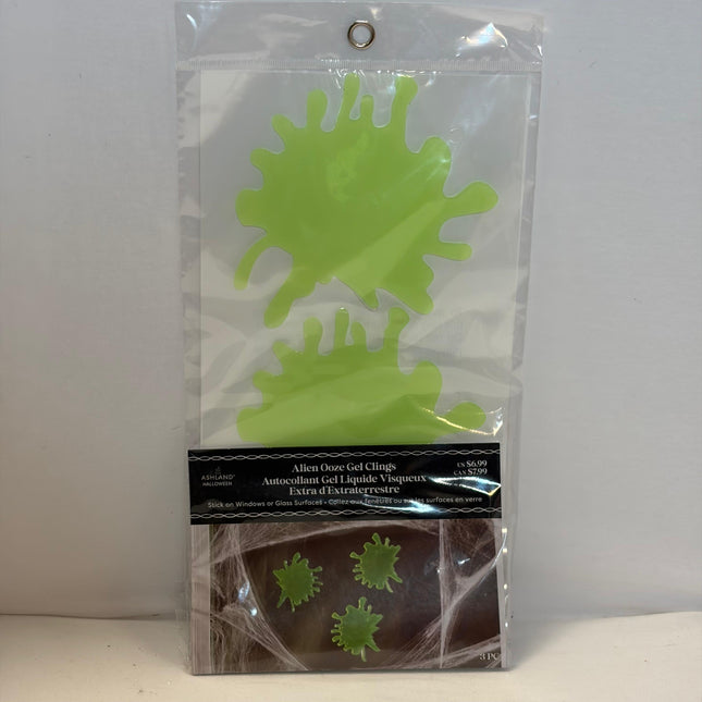 Alien Ooze Gel Window Clings