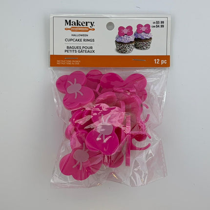 Halloween Spider Cupcake Rings 12 Piece Set