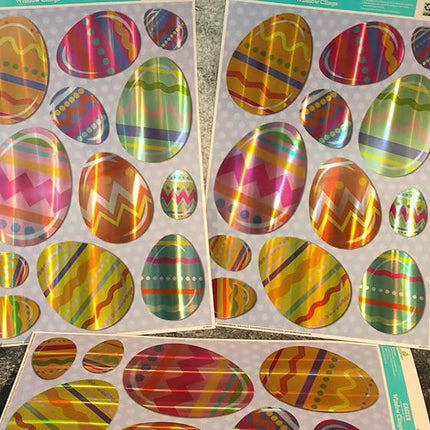 Easter Egg Window Clings – Holographic Designs