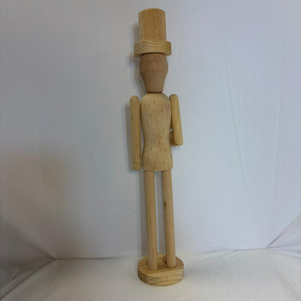 DIY Skeleton Pumpkin Wood Nutcracker 20 in