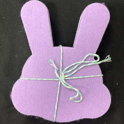 Creatology Felt Bunny Shapes – 15‑Piece Set (7 White, 8 Purple)