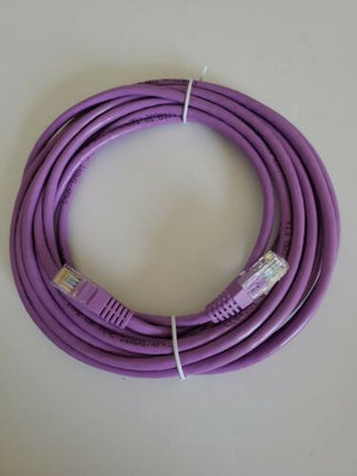 Cat5e Patch Cable 10ft – Purple RJ45 Molded