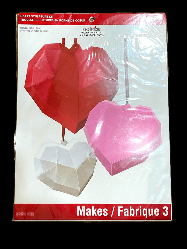 Recollections Heart Sculpture Kit Makes 3 RECOLLECTIONS