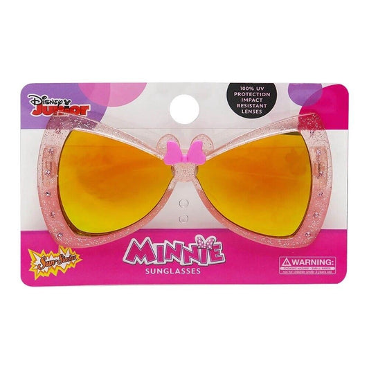 Kids Disney Jr Sunglasses Minnie Mouse 100% UVA/UVB Bow Shaped Brand New