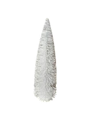 18" White Bottle Brush Tree by Ashland®