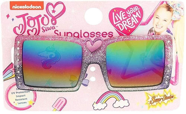 JoJo Siwa Pink Sparkle Sunglasses – 100% UV for Kids