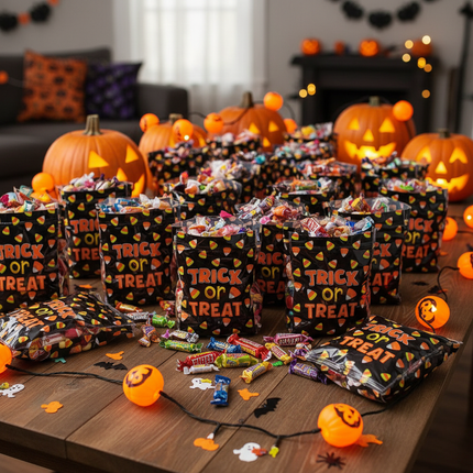 Candy Corn Treat Bags - Lifestyle
