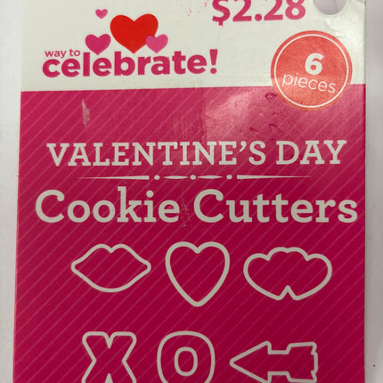 Valentine's Day 6-Piece Cookie Cutter Set