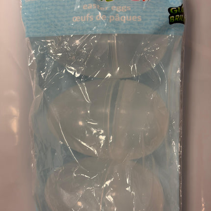 6-Pc Clear Fillable Easter Eggs for Treats