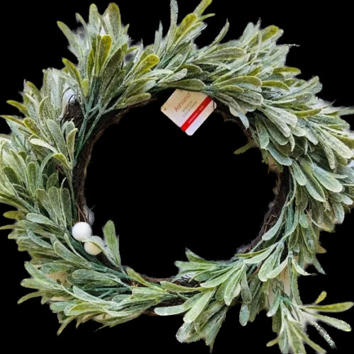 Ashland 18" Frosted Mistletoe Wreath