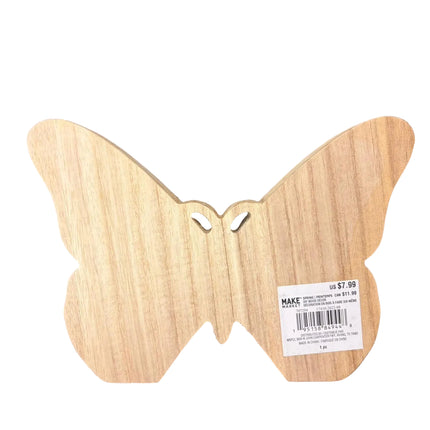 Make Market DIY Wooden Décor – Butterfly Cutout (6" Height × 9" Width)