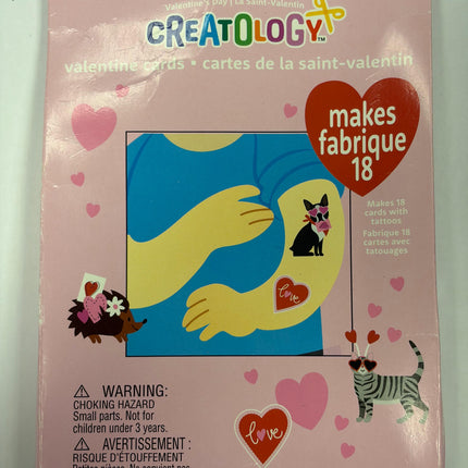 Creatology Valentine Cards with Tattoo