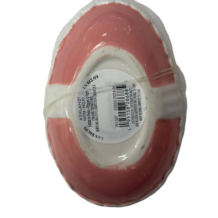 Ceramic Gift‑Box Trinket Container – Pink & White