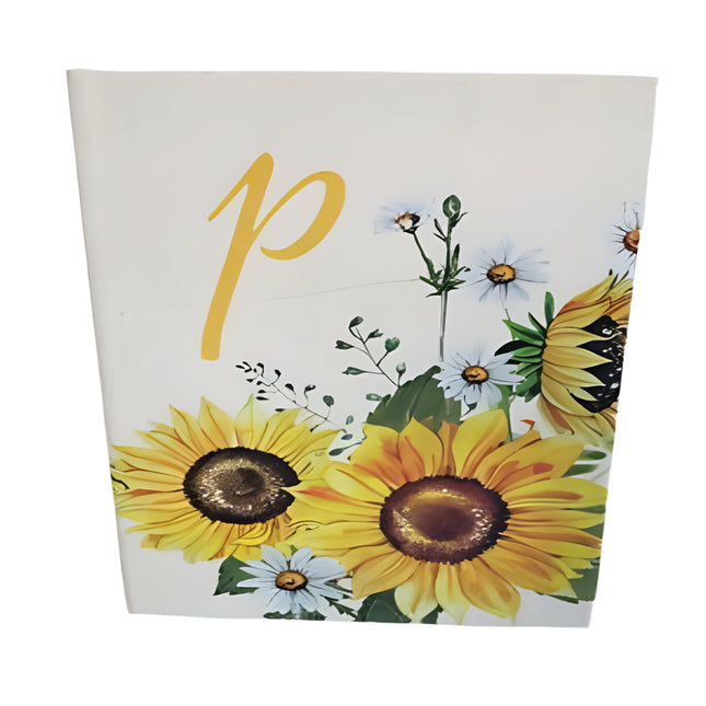 Ashland Cottage Floral Box with Letter P - Home Decor