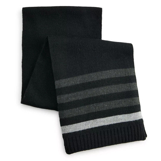 APT. 9 Brushed Knit Gradient Scarf OS Black Retails $32 (APO-76-4)