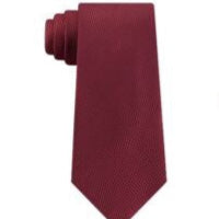 Croft & Barrow Men's Solid Dark Red Neck Tie 59"x3"