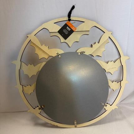 Halloween Bat Mirror Wall Decor 14 x 13 in