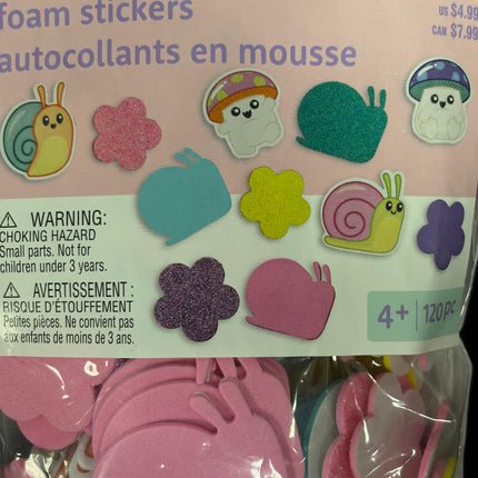 Creatology Easter Foam Stickers – 120‑Piece Spring Craft Set