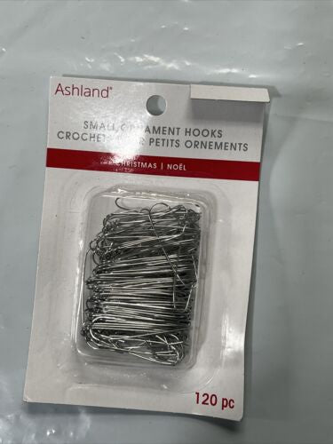Silver Christmas Ornament Hooks, 240 Count, 2-Pack