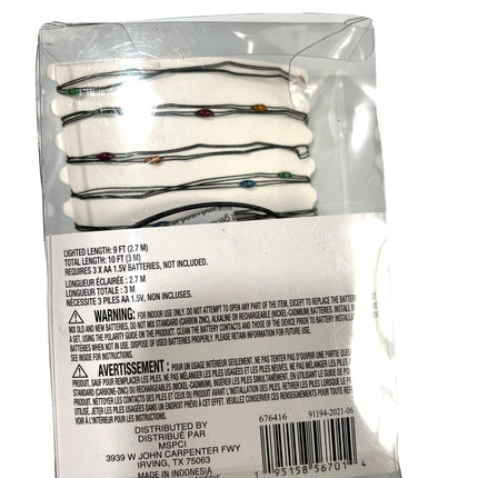 36 LED Multicolored Christmas Crafting Lights 9ft