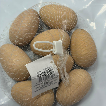 Solid Wood Eggs 8pk - 2.5" - Make Market