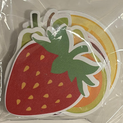 Summer Fruit Wooden Craft Shapes – DIY Wood Décor Set (5 Pieces)