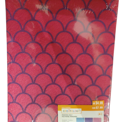 Pink, Purple & Blue Felt Sheets 10pk - Creatology