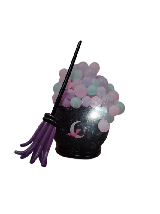 CELEBRATE IT HALLOWEEN BALLOON KIT, WITCHES CAULDRON 74 BALLOONS