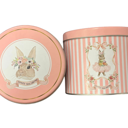 Ashland “Sweet Macarons” Decorative Tin – 5" Height, 4.5" Width