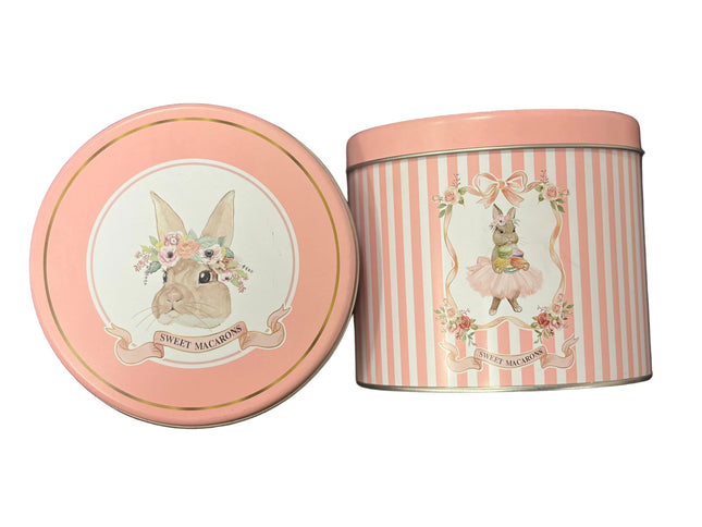 Ashland “Sweet Macarons” Decorative Tin – 5" Height, 4.5" Width