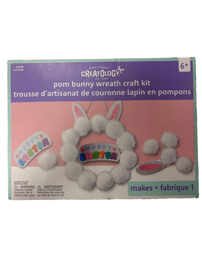 Creatology Pom Bunny Wreath Craft Kit – Makes 1