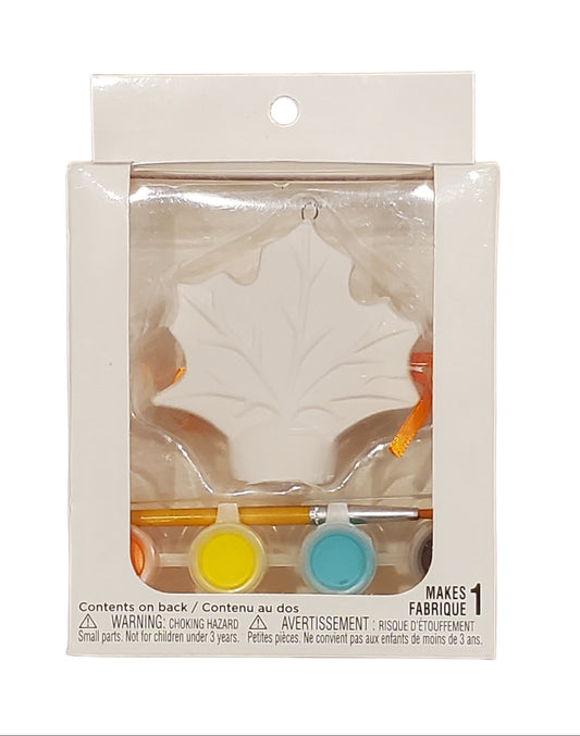 CREATOLOGY, THANKSGIVING, COLOR YOUR WAY ORNAMENT, MAPLE LEAF