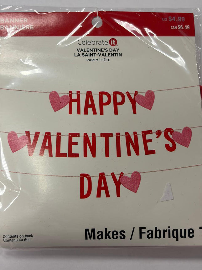 Valentine's Day Decorative Celebration Banner