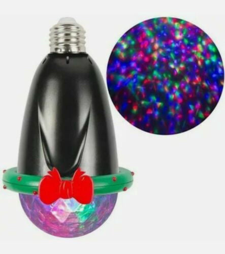 LightShow Projection Kaleidoscope E26 multi Red Green Blue Decorative Light Bulb