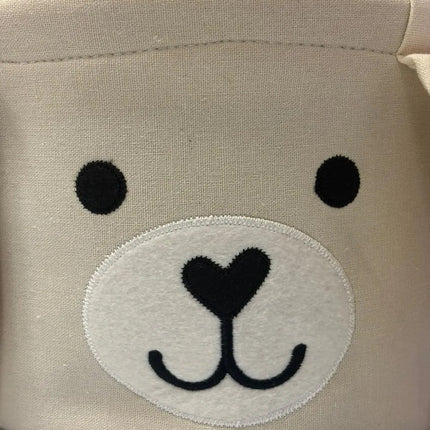 Dog Face Fabric Easter Basket – 6 Inch Depth