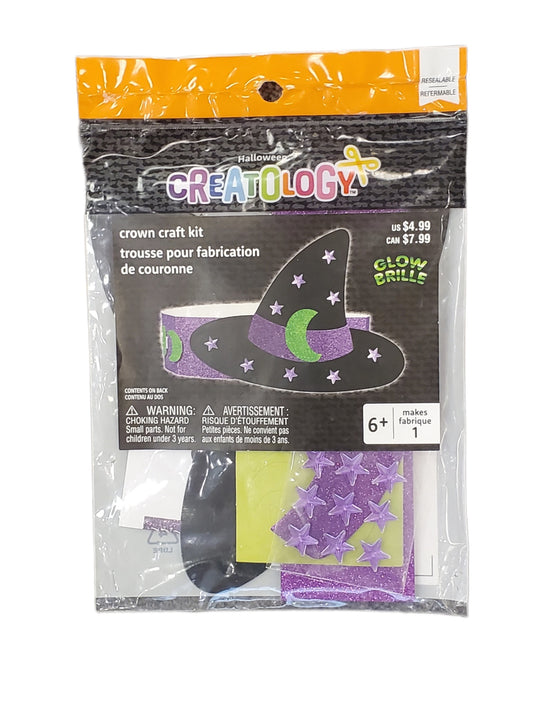 CREATOLOGY, HALLOWEEN CROWN CRAFT KIT 6+