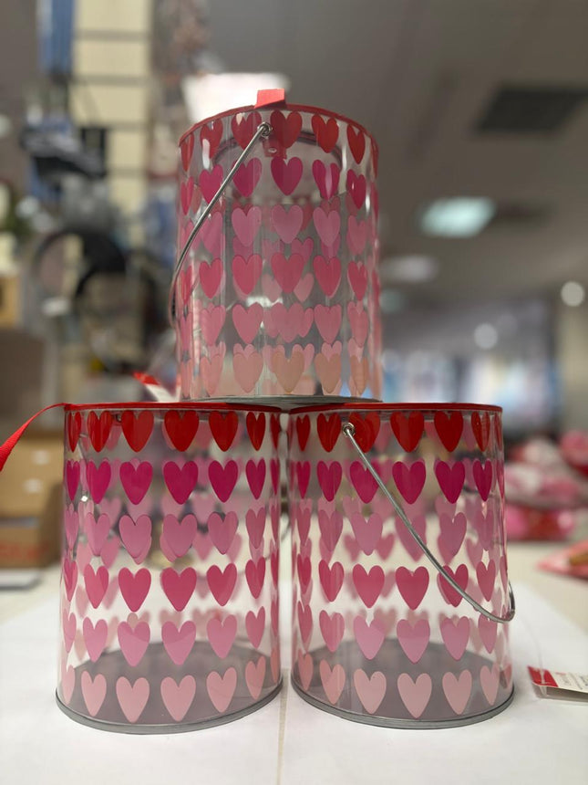 Valentine's Day Tin Container by Celebrate IT - 5in*5in*6.25in