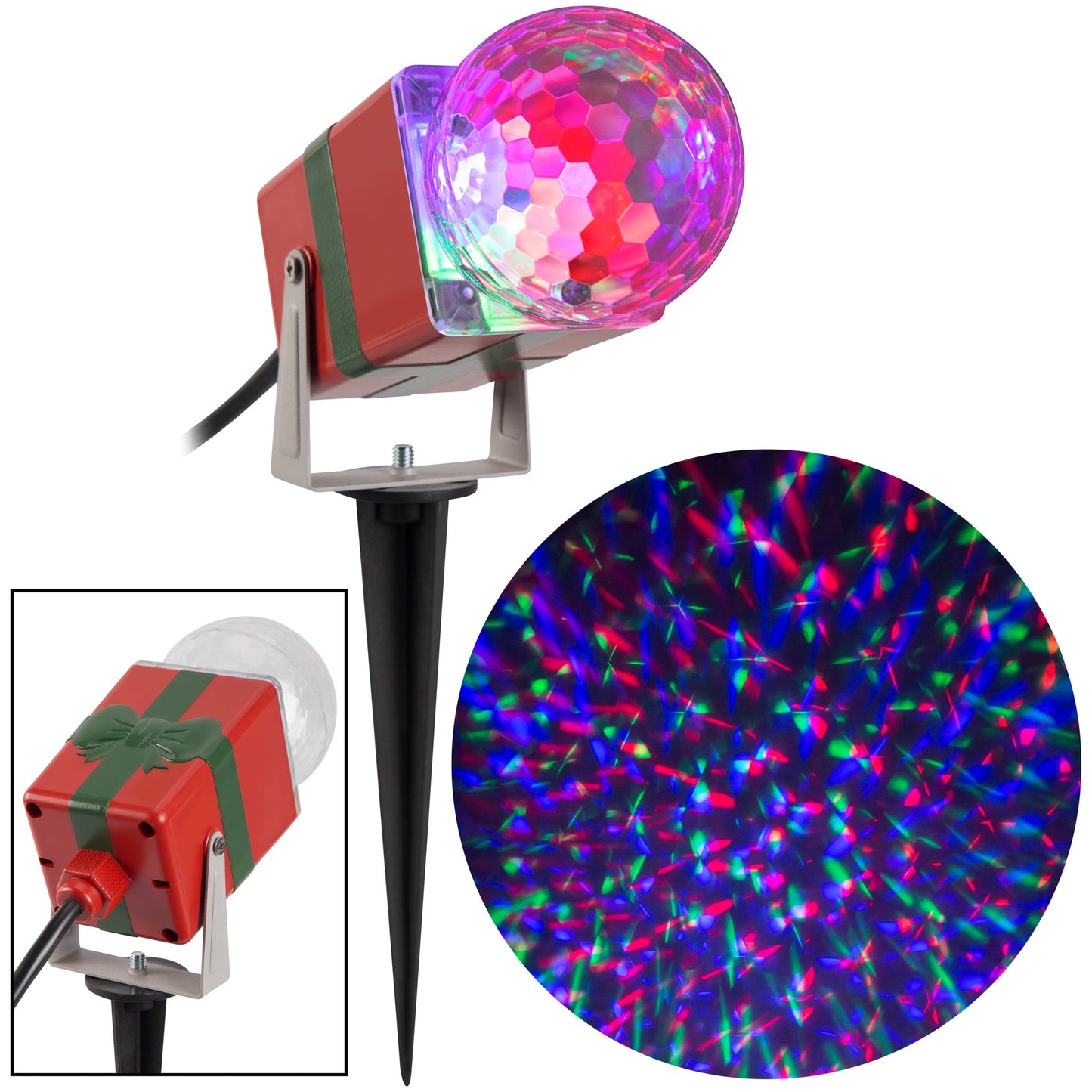 Holiday Time Lightshow Projection Kaleidoscope Multi Color