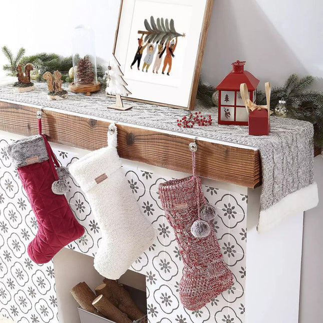 Koolaburra by UGG Holiday Stocking – Red White Knit