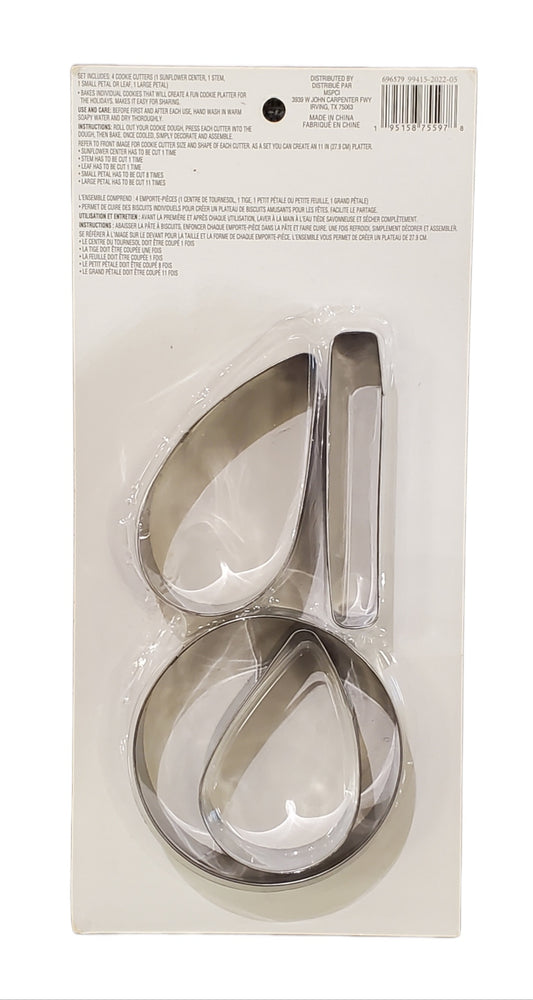 CELEBRATE IT, COOKIE CUTTERS, FLOWER SHAPE KIT